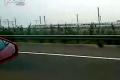 京津高速车友驾驶法拉利599赶超和谐号